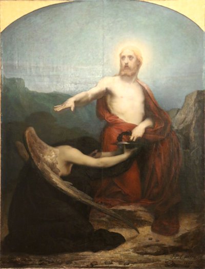 Moriar o Cristo nel giardino degli ulivi da Jean Paul Laurens